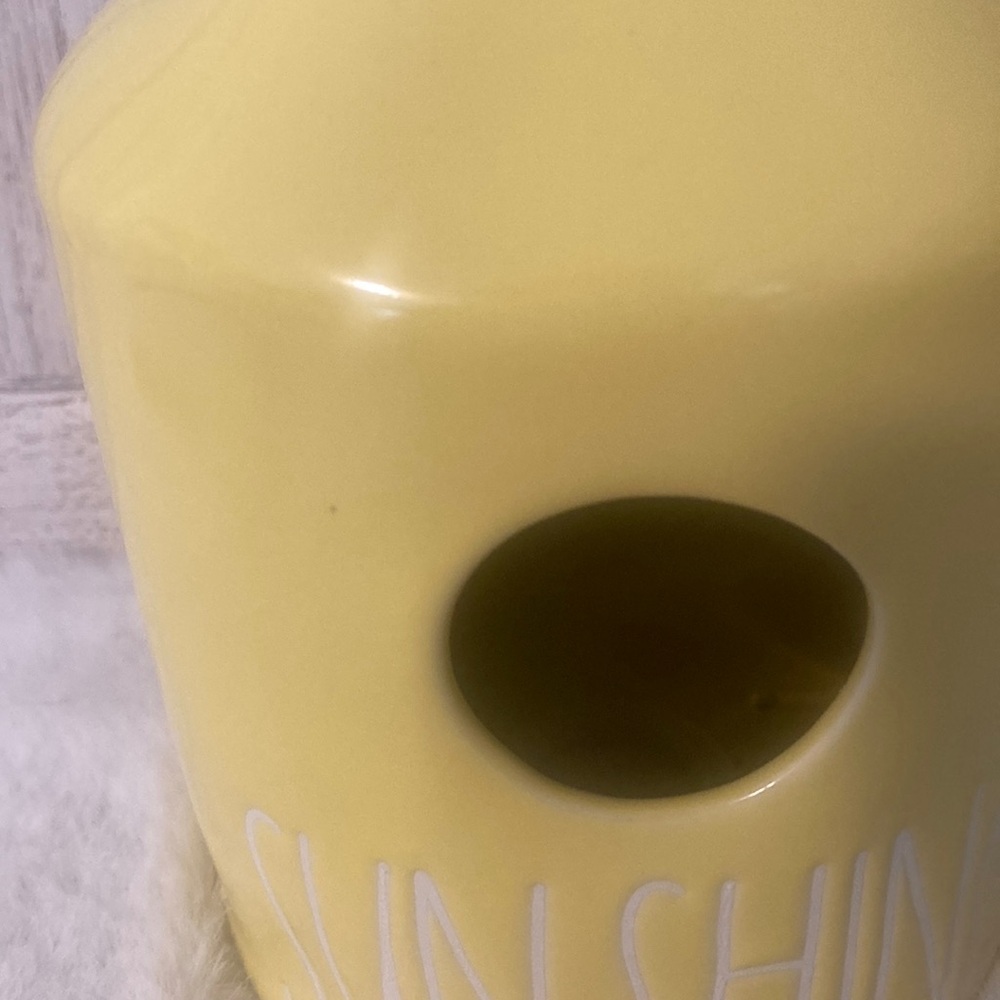 Rae Dunn Yellow Sunshine Birdhouse - Picture 2 of 3